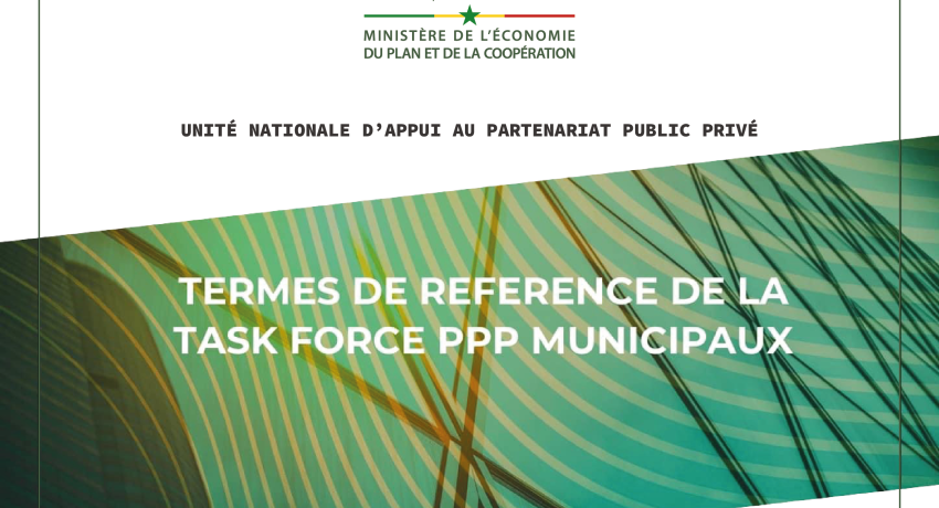 Termes de reference de la task force ppp municipaux